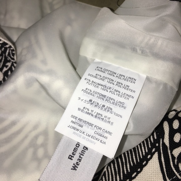 J. Crew Mini in Polynesian Floral NWT Size 00 - Picture 7 of 7